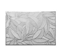 Douceur d'Intérieur Orphee - Set de Mesa, Color Plateado, 30 x 45 cm