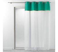 Douceur d'Intérieur Panel con Ojales 140 x 240 cm, Color Verde