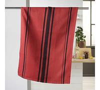 Douceur d'Intérieur Paño de Cocina, algodón, Rojo, 50 x 70 cm