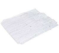 Douceur d'Intérieur 1626524 1 par, Poliéster, Blanco, 2 x 45 x 160 CM