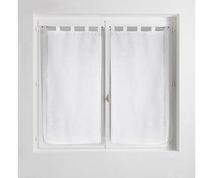 douceur d'Intérieur par Derecha Trabillas Efecto Lin Tisse haltona, poliéster, Blanco, 90 x 60 cm