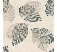 Douceur d'Intérieur - Rollo de Hule (RLX 1,37 x 20 m), Color Antracita, PVC Textilia con Lentejuelas