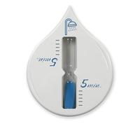 Douceur d'Intérieur sablina - Reloj de Arena para Ducha con Ventosa (10 x 12,6 x 3 cm), PVC