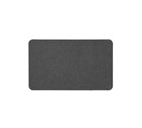 douceur d'intérieur Simeo - Alfombra, rectangular, 45 x 75 cm, antracita, tejido, lisa