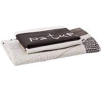 douceur d'Intérieur So Natural Parure, 3 piezas, 200 x 200 cm, Imprime 42 films ALLOVER SO Natural Coton, 200 x 200 cm