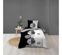 Douceur d'Intérieur Stormi - Juego de Cama, con 2 Piezas, 140 x 200 cm, 100% algodón