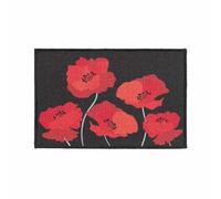 Douceur d'Intérieur Suave Interior, Alfombra Rectángulo (40 x 60 cm) Amapolas, Impreso Digital