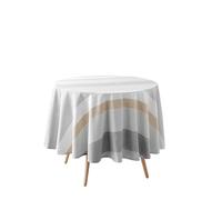 Douceur d'Intérieur Suave Interior, Mantel Redondo (Ø 180 cm) Ilíada, Algodón y Poliéster Tejido