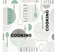 Douceur d'Intérieur Suave Interior - Rollo de Mantel de PVC (1,4 m x 20 m) - PVC Impreso para Cocina