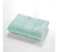 Douceur d'Intérieur Suave Interior, Toalla de baño (50 x 90 cm) ternura Celadon, Esponja Lisa
