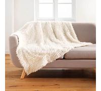 Douceur d'Intérieur Suave Manta de Oveja Multicolor, 125 x 150 cm