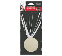Douceur d'Intérieur Suavidad de Interiores, alzapaños magnéticos, 43 x (0) 6 cm de MDF, impresión ondoya, Oro/Blanco