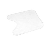Douceur d'Interieur Suavidad Interior 6GMB268BC Vitamina Alfombra WC Contour Unido Blanca poliéster 45 x 45 x 1 cm