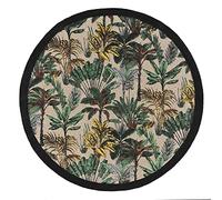 Douceur d'Intérieur suavidad Interior, Alfombra Redonda (diámetro 120 cm) Balinesia, Polialgodón Impreso