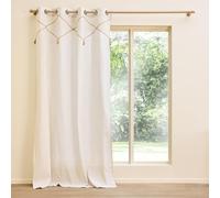 Douceur d'Intérieur Suavidad Interior, Cortina con Ojales (140 x 240 cm) Lacia, Polialgodón con Yute