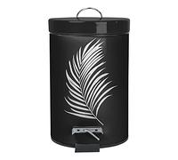 Douceur d'Intérieur suavidad interior, Cubo Pedal (3 L) Orbella Negro/Plata, Metal