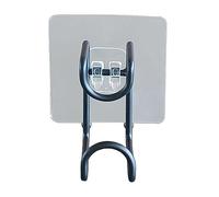 Douceur d'Intérieur suavidad interior, gancho de ducha (3.2 x 6.3 x 6.8 cm) con cable Premium Negro, Metal