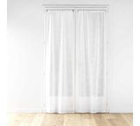 Douceur d'Intérieur Suavidad Interior, Par Recto Passe-Tringle (2 x 70 x 200 cm) Karla Blanco, Velo Tejido Aplicado