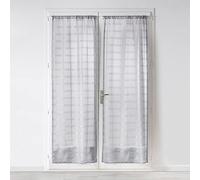 Douceur d'Intérieur Suavidad Interior, Par Recto Passe-Tringle (2 x 70 x 240 cm) Candide Gris, Velo Arenado