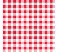 Douceur d'Intérieur suavidad Interior, Rollo de Tela Encerada (RLX 1,40mx20m) Mini Vichy Rojo, PVC Impreso