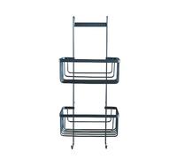 Douceur d'Intérieur Suavidad interior, Servidor de ducha (25 x 12 x 60 cm) con cable Premium Negro, Metal