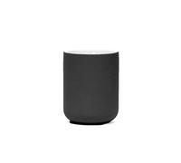 Douceur d'Intérieur suavidad Interior, Vaso (diámetro 7.3 x 9.5 cm) Mambo Negro, Gres Soft Touch