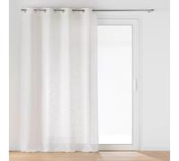 Douceur d'Intérieur Suavidad Interior, Visillo con Ojales (140 x 280 cm) Cloris Natural, Efecto Lino Tejido