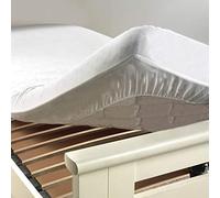 Douceur d'Intérieur Suavidad para el Interior, Protege el colchón 140 x 190 cm de muletón+PVC Anti ácaro Scotty AA 30 Blanco, muletón 100% algodón - Impermeable 100% PVC