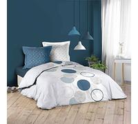 Douceur d'Intérieur Suavidad para Interior, Juego de 3 Piezas (240 x 220 cm) Vía Lactee, 100% algodón