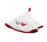 Douceur d'Intérieur Suzette - Toalla de Mano, Redonda, diámetro de 60 cm, de Esponja Bordada