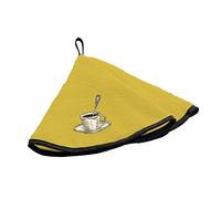 Douceur d'Intérieur Taza ESSUIMANO Redondo, Amarillo, (0) 60 CM