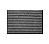 douceur d'intérieur Toscan - Alfombra, rectangular, 80 x 120 cm, negro y gris, antipolvo, raspadora