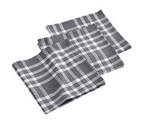 douceur d'Intérieur , Traditio servilletas de algodón, Gris (Antracita), 45 x 45 cm