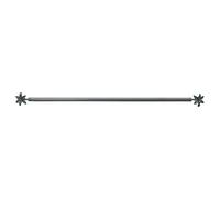 Douceur d'Intérieur - Triángulos Decorativos Extensibles (10 mm, 40 < 60 cm), Color Gris