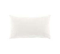 Douceur d'Intérieur Twily - Cojín, con Funda extraíble, 30 x 50 cm, Blanco, algodón y poliéster Reciclado
