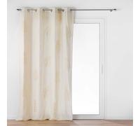 Douceur d'Intérieur Venus - Cortina con Ojales (140 x 240 cm), poliéster y Lino