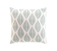 Douceur d'Interior, Cojín Desenfundable (45 x 45 cm) Maho Sauge, Polialgodón Estampado Metálico