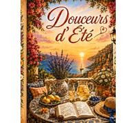 Douceurs d'Été: Livre de coloriage cozy pour adultes - 25 scènes estivales relaxantes, fleurs, soleil, vacances et petits bonheurs à colorier