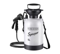 Douche Manuelle Portable - Pour Camping, Randonnée, Plage, Voyage | Bombas À Douche Avec Pulvérisateur Laver Voiture, Arroser Plantes, Soins Animaux, Léger Et Adaptable Extérieur Intérieur, 5L/8L