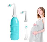 Douche vaginal femenino - botellas de ducha para mujeres | Cleanser anal reutilizable | Enjuague perineal para piezas privadas, lavado íntimo ergonómico, jeringa de higiene femenina suministros