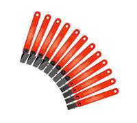 DOUDINGMAO 12 cintas de marcado de senderos con clip para marcadores de senderos al aire libre, tachuelas reflectantes para árboles, tachuelas reflectoras