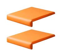 DOUDINGMAO 2 cojines para silla en forma de L, cómodos cojines de esponja para asiento de baño para el hogar y la playa, resistentes al agua, 35 x 35 cm, almohadilla protectora para alféizar de