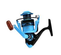 DOUDINGMAO 2000-7000 - Rueda de pesca giratoria 5.2:1, carrete de hilo de pesca giratorio de metal de alta velocidad, carrete de pesca