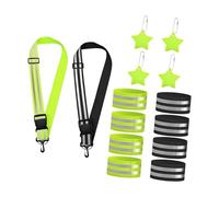 DOUDINGMAO Accesorio reflectante de moda con diseño llamativo para corredor, equipo deportivo nocturno, mejora la protección al aire libre