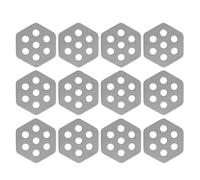 DOUDINGMAO Almohadilla de agarre para tablas de surf, cómoda durabilidad, hexagonal, tracciones para diversas condiciones de agua, tracciones, tablas de surf