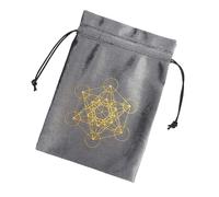 DOUDINGMAO Bolsa de franela para tarjetas de juego de mesa, bolsa de franela para joyas, organizadores de tarjetas de oráculos, suministros de brujería, Ztd12