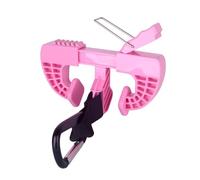 DOUDINGMAO Clip portátil para zapatos con gancho, soporte para zapatos para colgar tenis, zapatos de baloncesto, tacos de fútbol, bolsa duradera para tenis