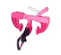 DOUDINGMAO Clip portátil para zapatos con gancho, soporte para zapatos para colgar tenis, zapatos de baloncesto, tacos de fútbol, bolsa duradera para tenis