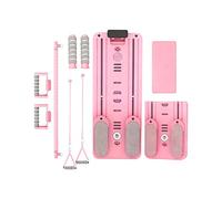 DOUDINGMAO Equipo reformador de pilates resistente, máquina plegable multifuncional con 5 niveles de cuerda elástica de resistencia plegable