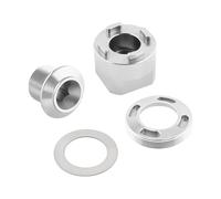 DOUDINGMAO Herramienta de instalación de cubierta de brazo de manivela de aleación de aluminio, herramienta de instalación de precisión para reparación de ciclo, llave de bicicleta, manivelas